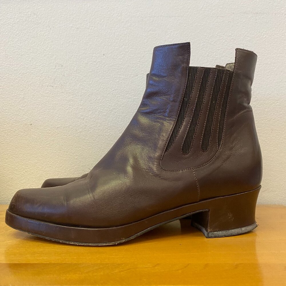 Vero Cuoio IMMAGINI Brown Leather Chelsea Boots